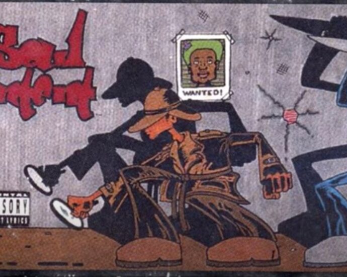 the art cover for Eminem’s Soul Intent album with a cartoonish detective and the red “Soul Intent” inscription