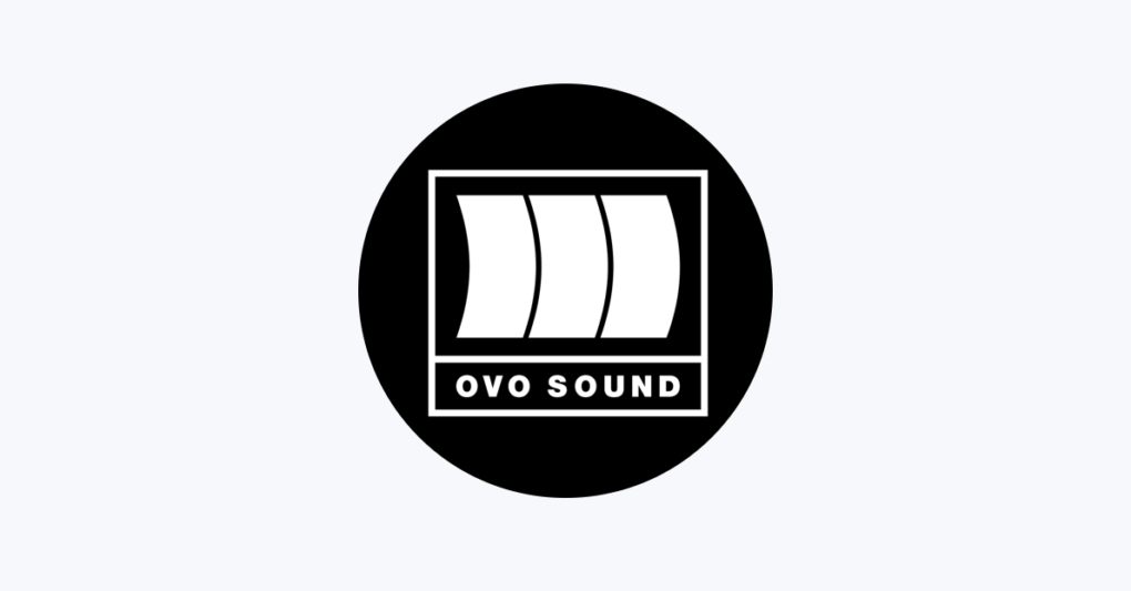 Drake’s label OVO Sound on white background