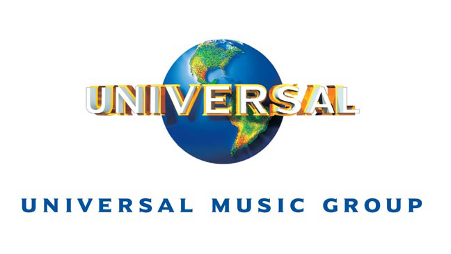 The Universal Music Group logo is depicted on the white background