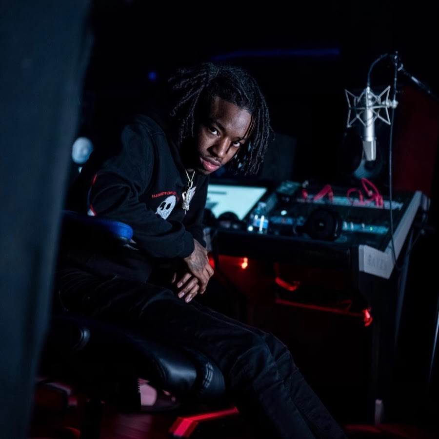 Rapper Prince Dre in the studio